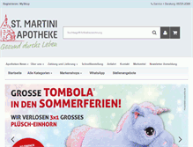Tablet Screenshot of martini-apotheke.de